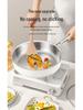 316 Stainless Steel Ceramic Flat-Bottom Non-Stick Wok and Frying Pan for Gas and Induction Cookers