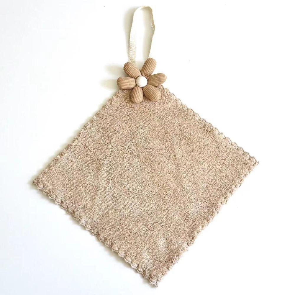 Cute Coral Fleece Hand Towels Microfiber Cute Design Fingertip Towels Super Absorbent Super Absorbent Towels Bathroom Use