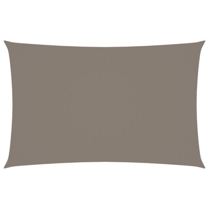 Sunshade Sail - vidaXL - Rectangular - Oxford Fabric - 2.5x5 M - Taupe Color