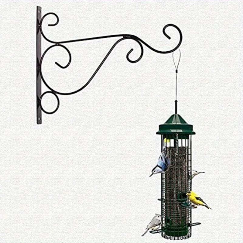 2 st/set Hängande Växtställ Väggkrok 11,8 tum Väggmonterad Växthängare för Blomkorgar Lyktor Fågelmatare Vindspel.