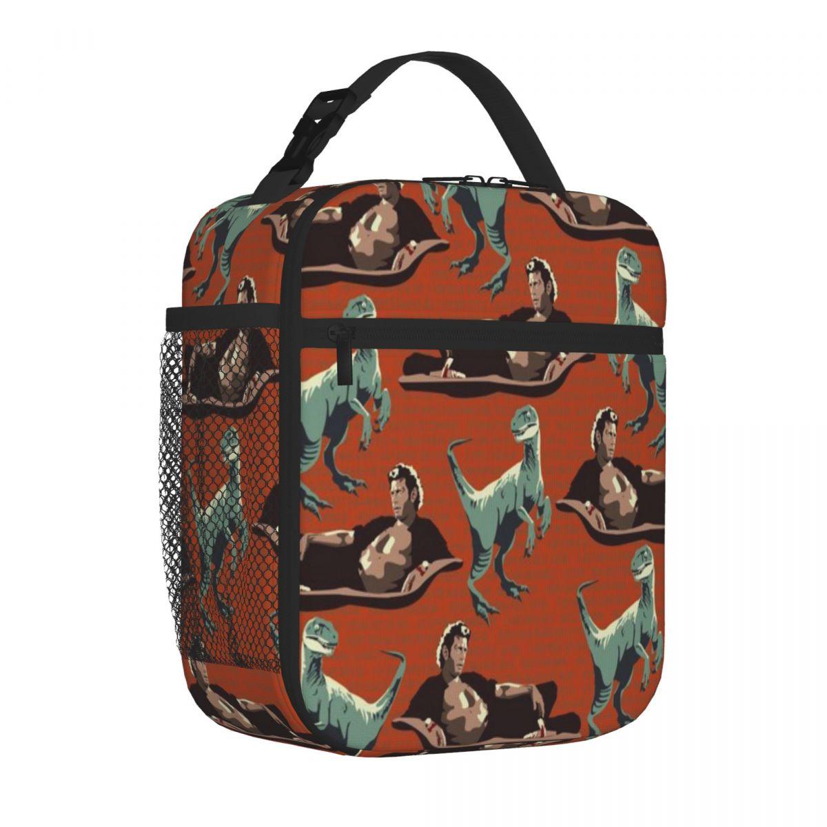 Bestselling Jurassic Geniuses Bold Color Canvas Lunch Bag Daily Snack Storage Bento Bag One Size