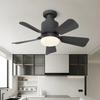 Smart Ultra-Quiet Adjustable 3-Speed Socket Ceiling Fan Lights with Remote Control for Home Bedroom Living Room Study Cooling