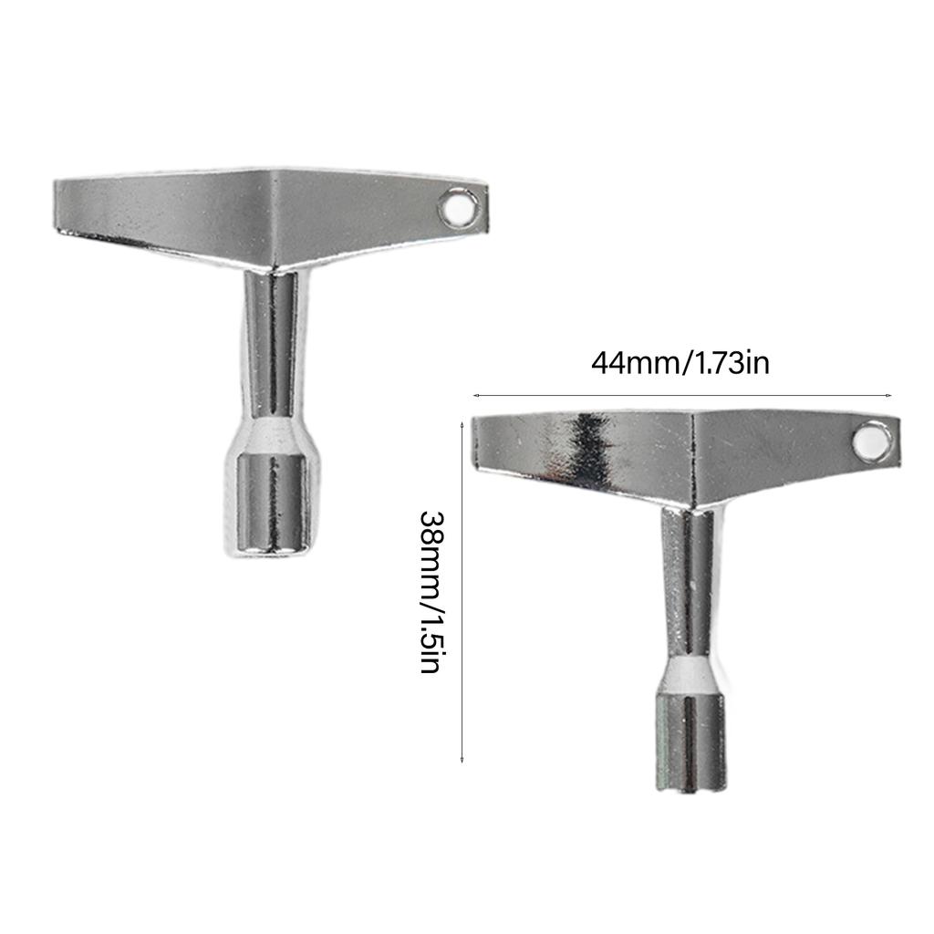 Metal Drum Tuning Key Universal Drum Key Keychain Tuner Drum Set Tuning Tools Percussion Hardware Tool Easy to Use