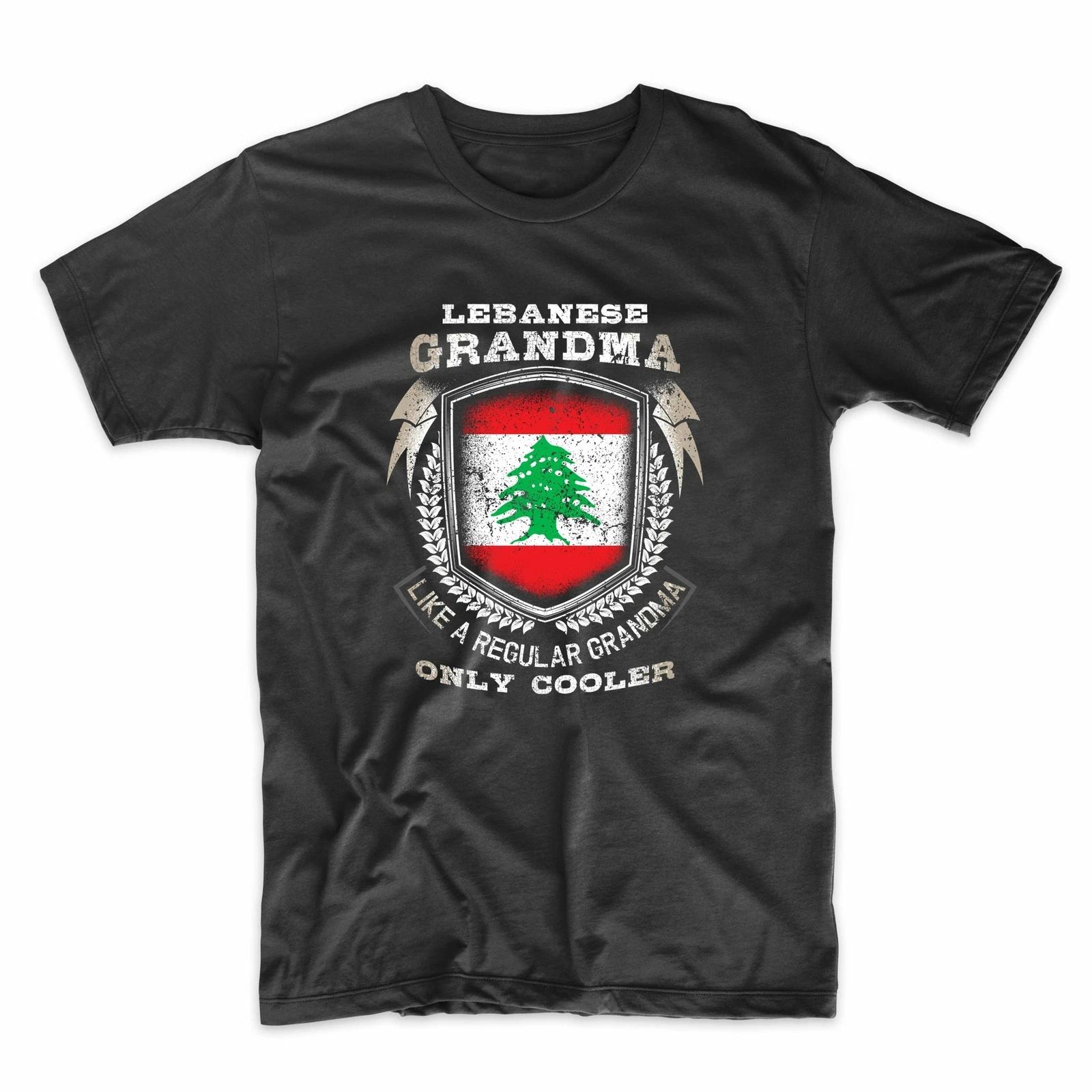Lebanese Grandma Like A Regular Grandma Only Cooler Funny T-Shirt L