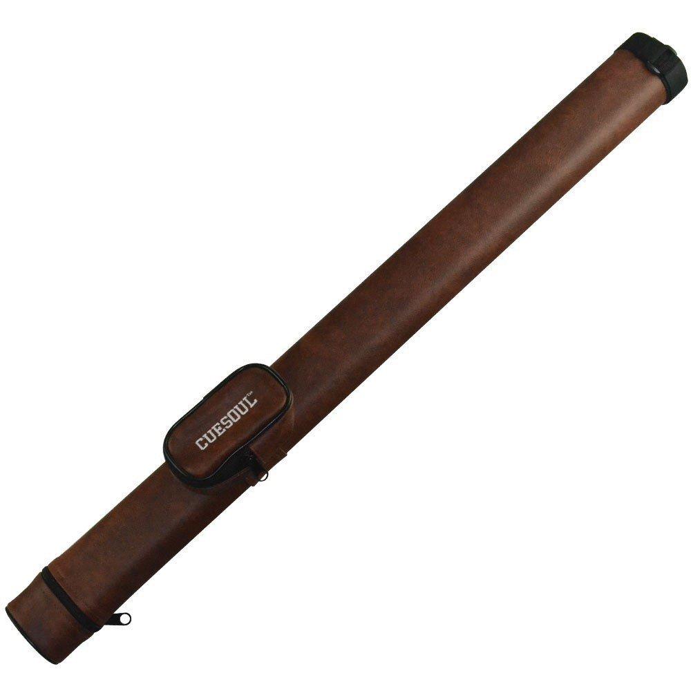CUESOUL 1x2 Hard Pool Cue Case - Holds 1 Butt and 1 Shaft (5 Case Colors Available) (BCC002)