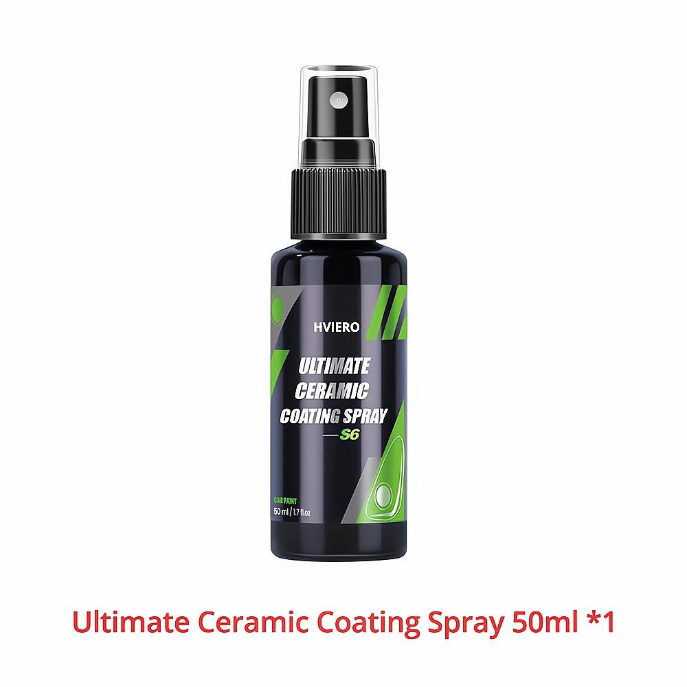 

HVIERO-S6 Керамическое покрытие для автомобиля, уход за краской 50 100 300 мл, полировальная паста, нанопродукты, гидрофобное быстрое покрытие, жидкий воск, полировальная краска 50ml