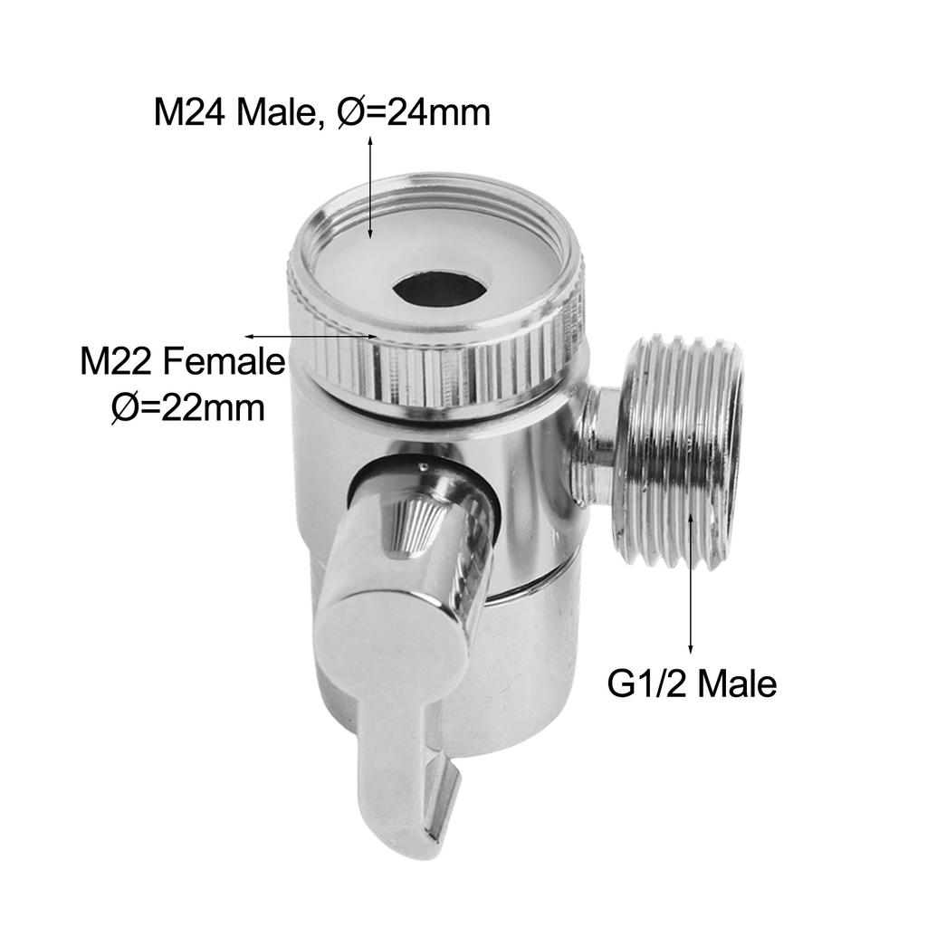 Convert One Inlet To Two Outlets Toilet Bidet Diverter Plumbing Connector As Shown Bathroom Splitter For Toilets And Showers