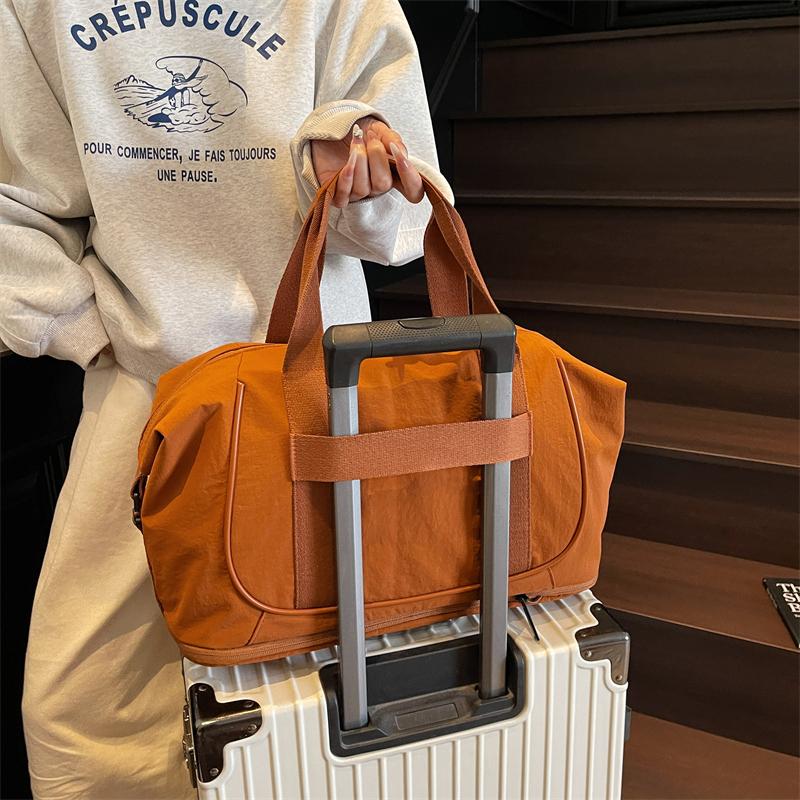 Extensible Yoga Fitness Bag Women's Travel Bag Lightweight Outdoor Canvas Storage Bag