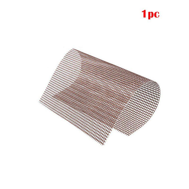 

Grill 5pcs Bbq Mesh Nonstick Mat Reusable Sheet Heat Resistant Baking Cooking Beige-1pcs,30*40cm/11.8*15.7in