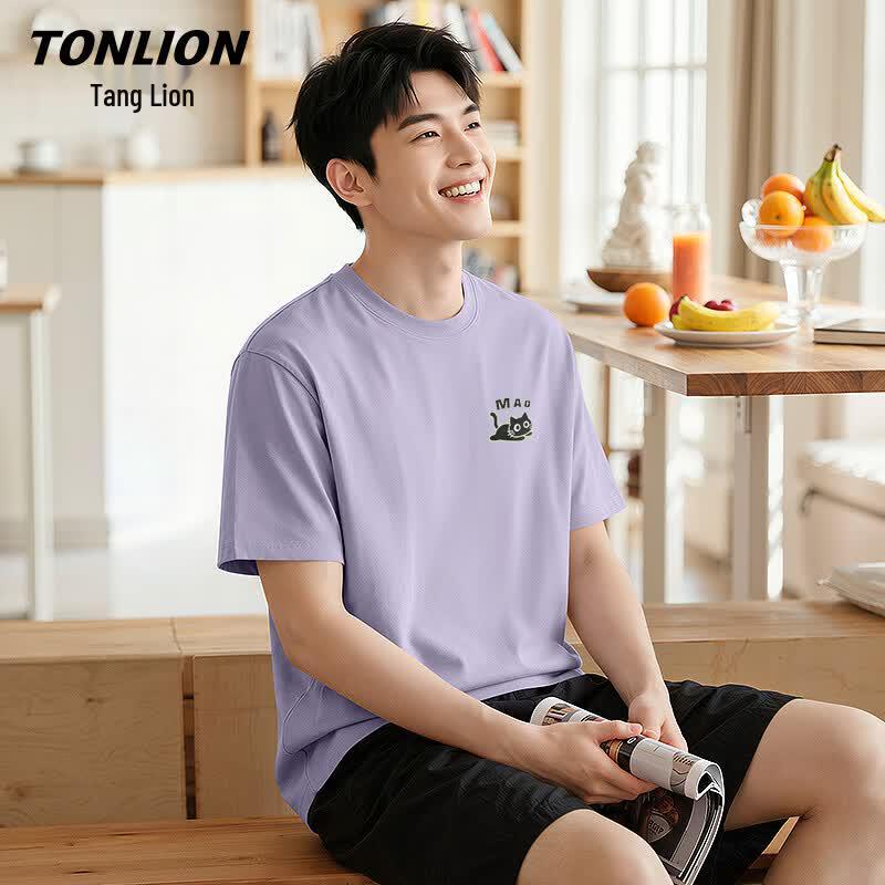 TonLion Men s 7A Antibacterial Breathable T-Shirt M