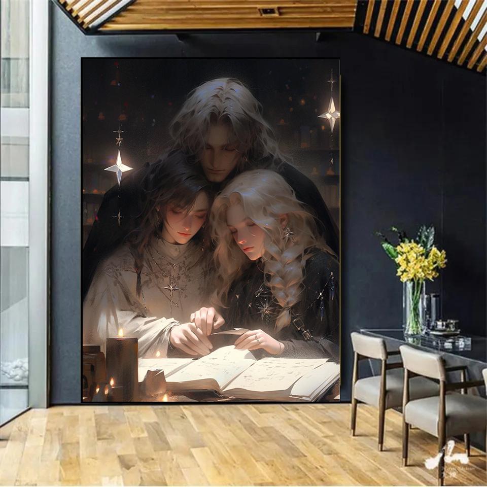 Neues Diamant-Malwerkzeug, Wizard-Serie, kreative Bilder, alle Diamant-Mosaik-Hexen-Stickerei, Kreuz-Stickerei-Set, Dekoration