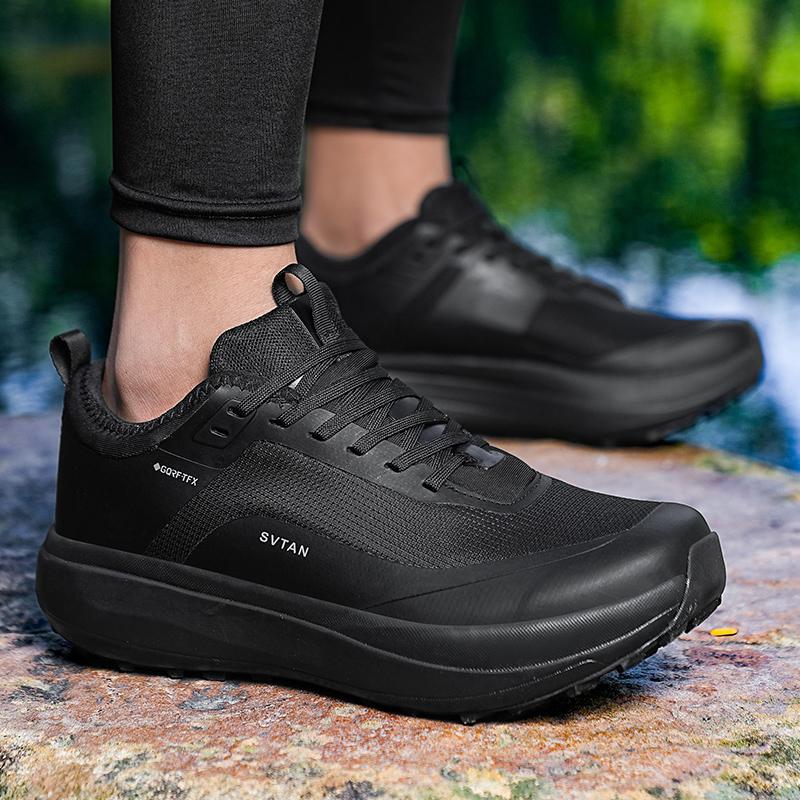 Wanderschuhe Herren Gummi Wasserdicht Gehen Berg Camping Turnschuhe Rutschfest Verschleißfest Atmungsaktiv Trekking Wanderschuhe