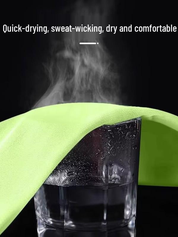 Herren Quick-Dry Langarm Fitness Top - Atmungsaktiv, Schweißabsorbierend, Enganliegend für Laufen & Training