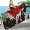 Classic Anime N-Naruto-S-Akatsuki Microfiber Blanket Drying Beach Towels Oversized Printing Super Absorbent Pool Towel Blanket