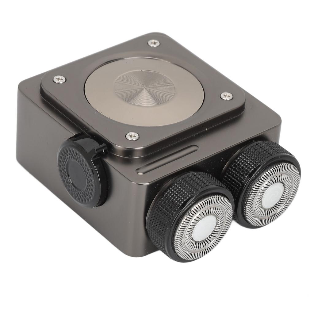 Electric Beard Trimmer 2 Magnetic Float Foil Heads Rechargeable Precise Cutting Beard Clipper