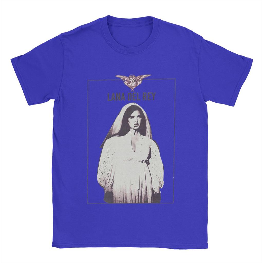 Lana Del Rey Pánská trička Vtipné tričko Krátký rukáv Kulatý výstřih Bavlněné potištěné topy