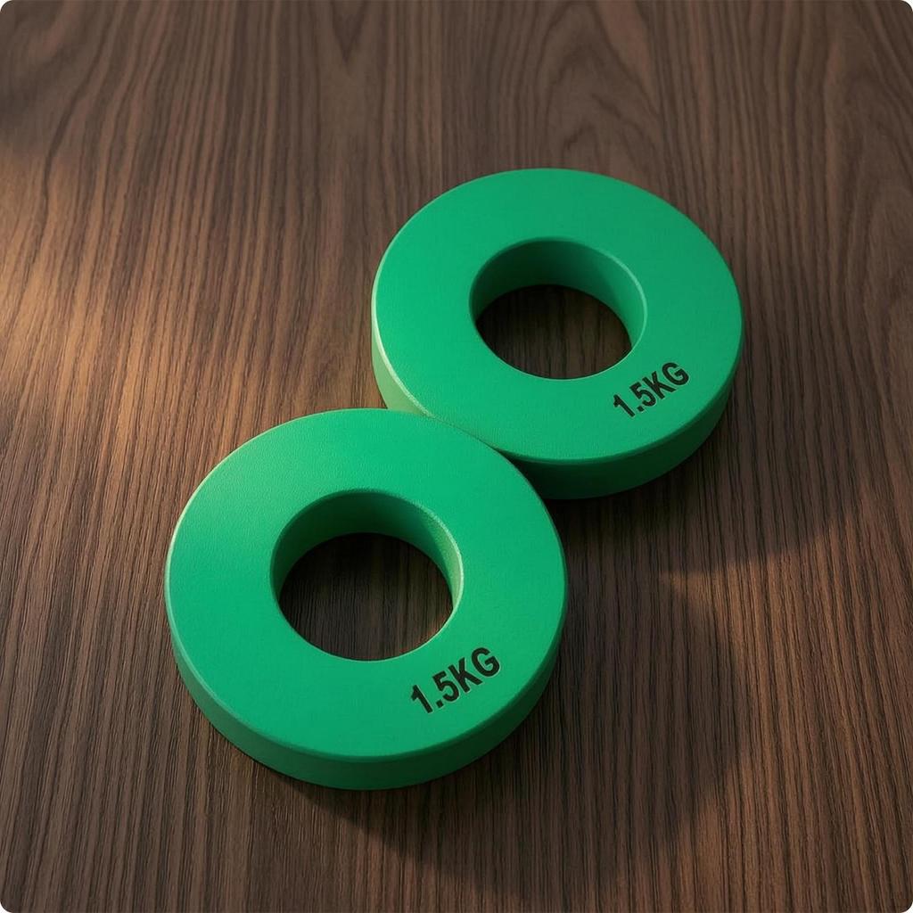 Barbell Plates with 2Inch Hole Matte Weight Smooth Weights for Weightlifters, Strength