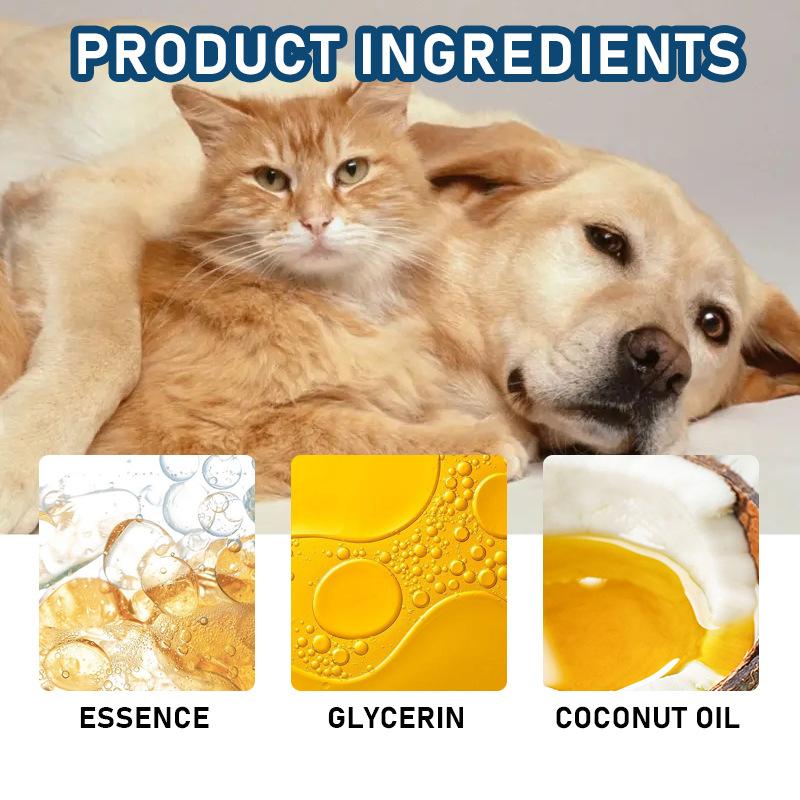 Pet Hair Smoothing Spray Cats Dogs Antistatic Deodorizing Antibacterial Knotting Moisturizing Hair Nursing Pet Cleaning Products