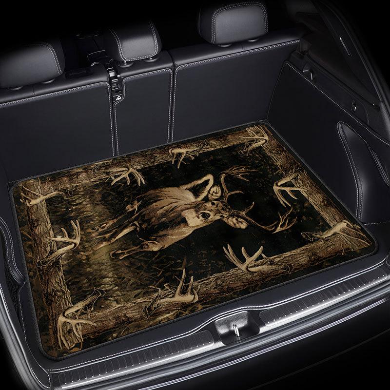 

Сверхпрочный коврик в багажник автомобиля Водонепроницаемый Пыленепроницаемый Легко чистится Прочный Нескользящий Защитник заднего сиденья Автомобильный коврик Защитник багажника с пылезащитными свойствами 75*100cm