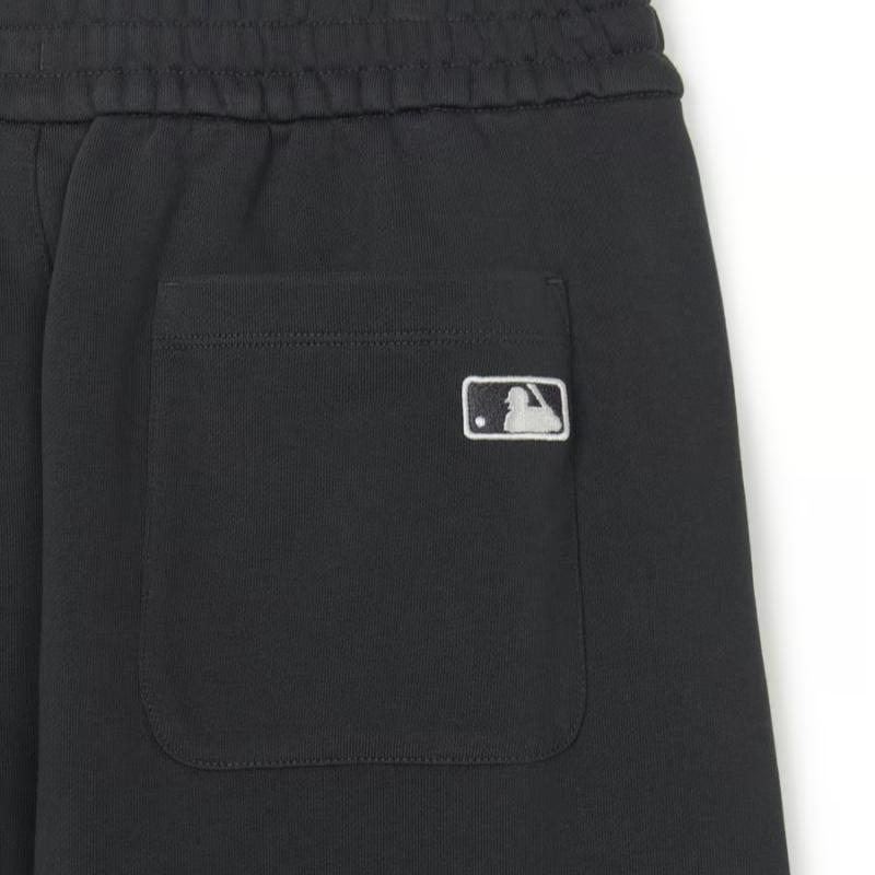 MLB Basic Mega New York Yankees Logo de la Marque Imprimé Pantalon de Jogging Unisexe Gris Anthracite 3APTB1344-50CGS