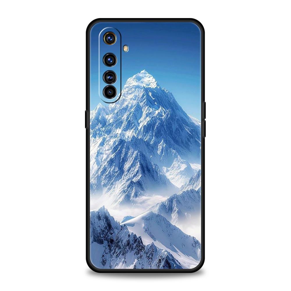 Mountain Peaks Landscape Phone Case For Realme 13 12 10 9 8 7 GT3 GT5 GT2 Pro Plus 5G C21 C25 C35 GT Neo 2 3 3T 5 Cover