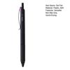 Gel Pen Quick-Dry Black Ink 0.5mm Smooth Writing Pen for Exams Office Non-Slip Grip Silent Click Retractable Pen for Library Classroom