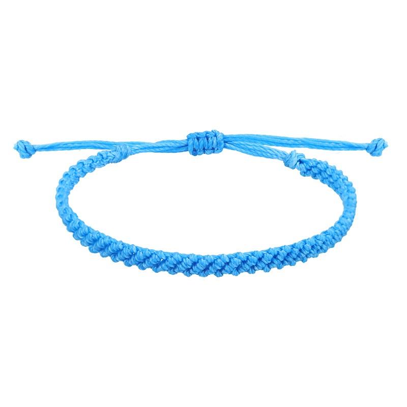Handmade Wax String Bracelet Waterproof Thread Braided Bangles Women Men Bohemian Twist Bracelets Friendship Wristband