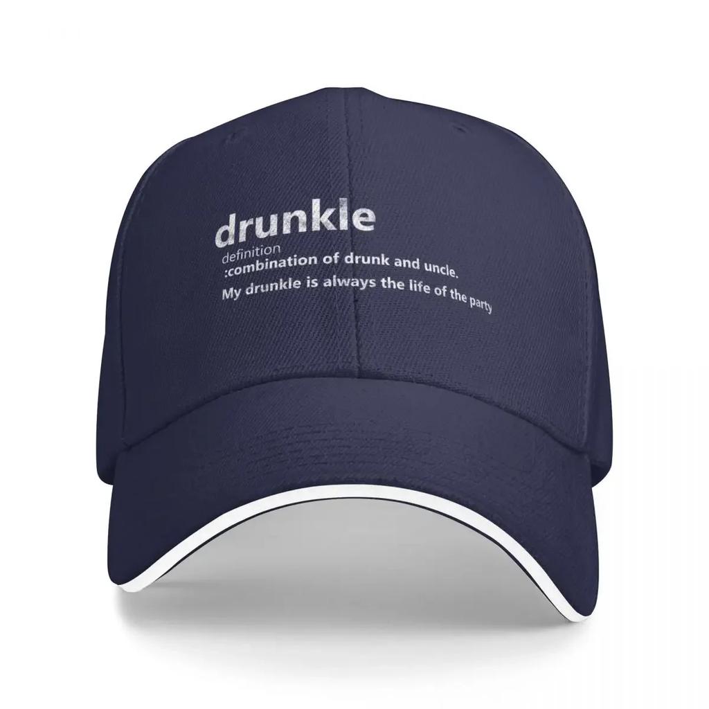 Drunkle Drunk Uncle Definition Drinking Dysfunctional Family Fun Baseball Cap Unique Hats Snapback Cap Men Luxury Brand Women's