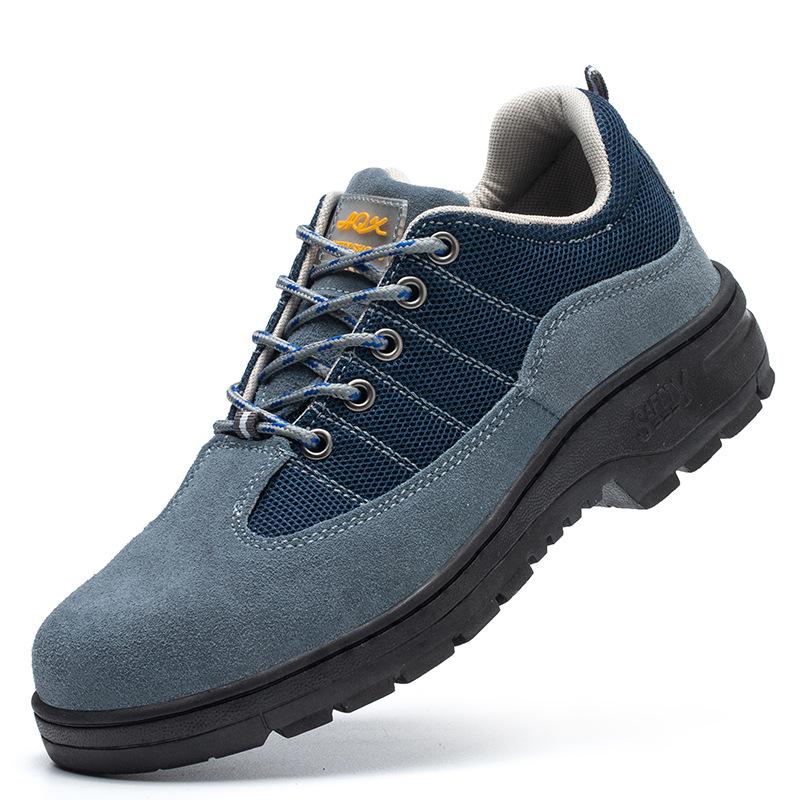 Men s Steel Toe Lightweight Safety Shoes - Anti-smash, Anti-puncture, Breathable for All Seasons