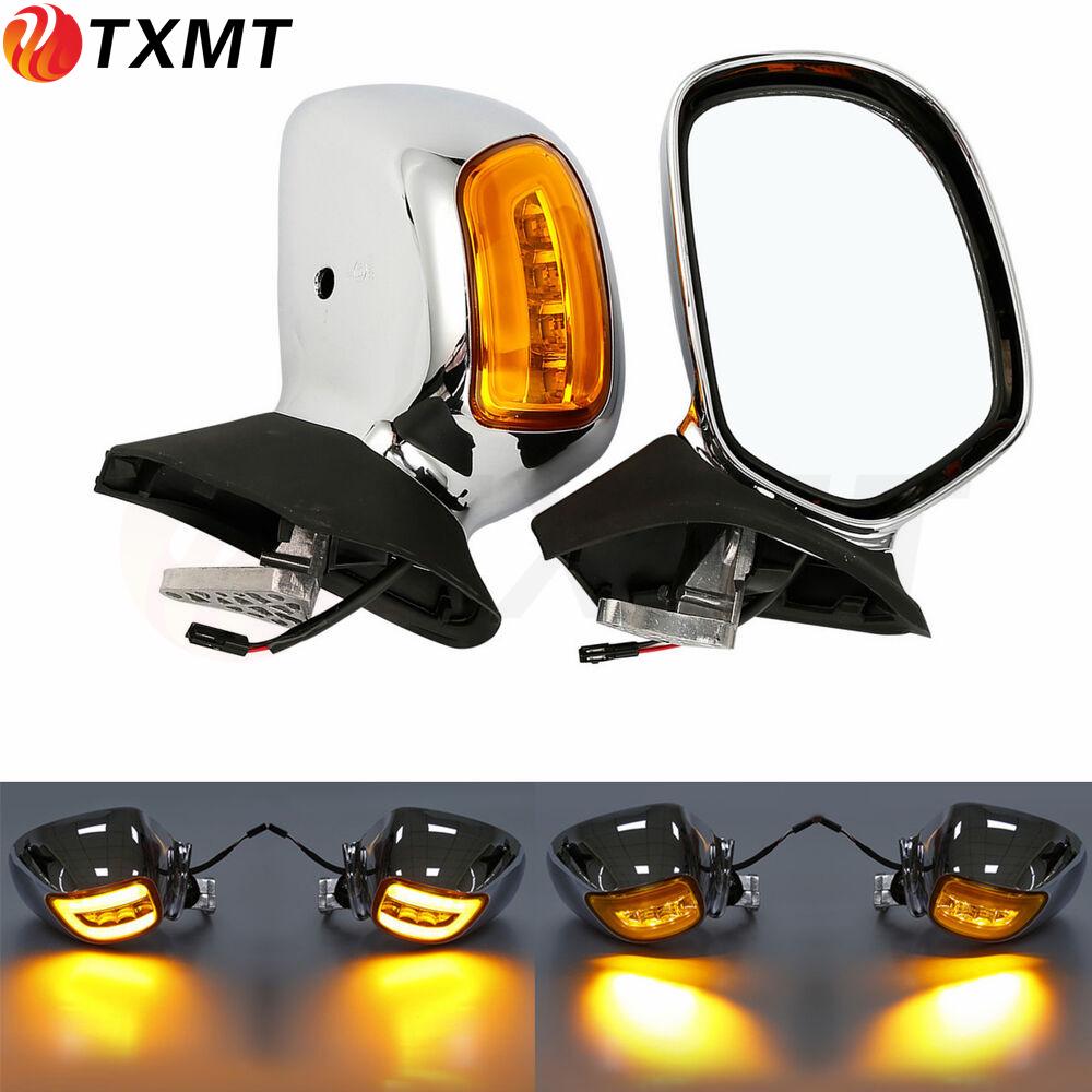 Compatible with Honda Gold Wing GL1800 (2001-2017) LED Rearview Mirror Turn Signal Assembly