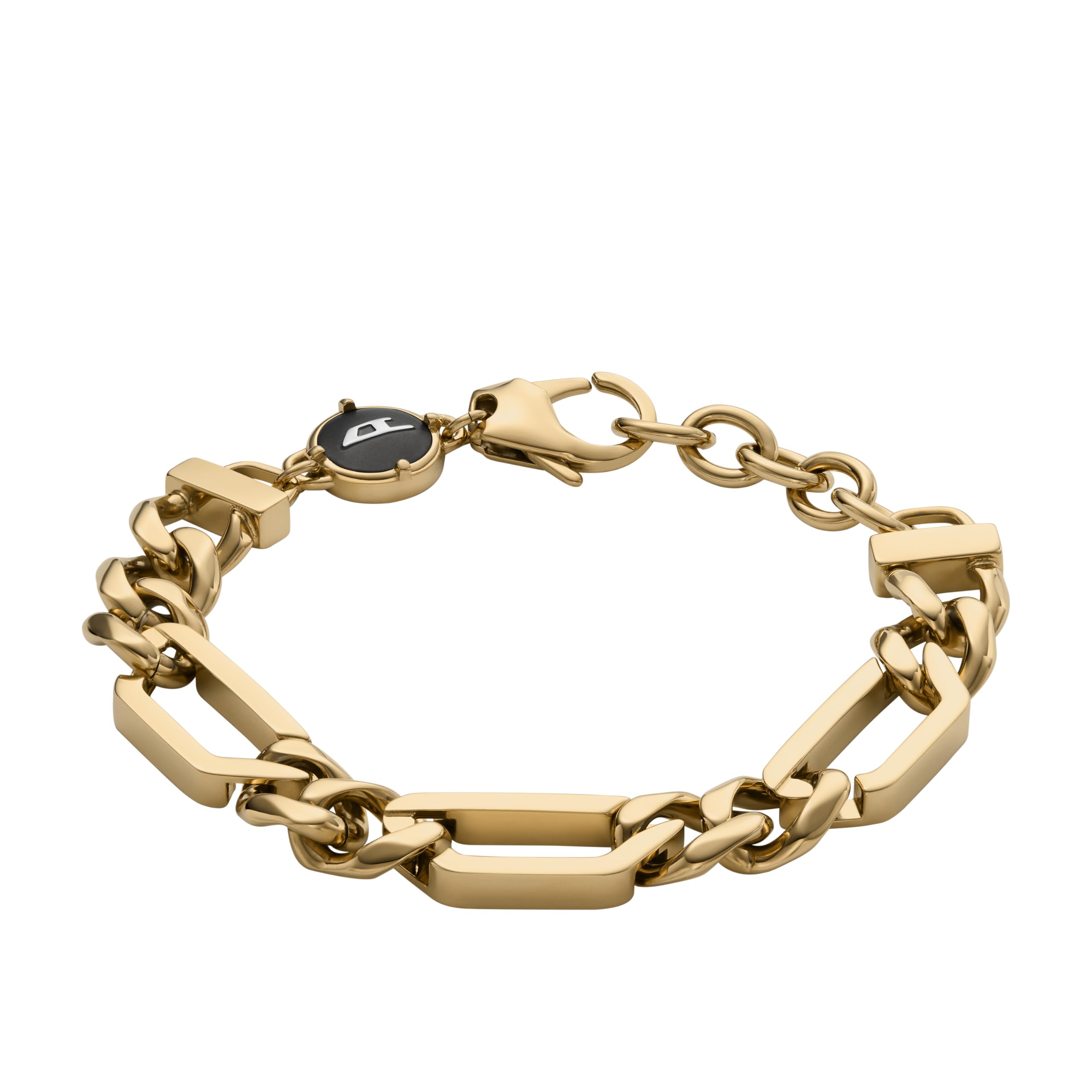 

Diesel Stainless Steel Bracelet One Stainless No Jewels Men s, Size, Steel,