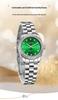Oufanni Women's Luminous Quartz Waterproof Watch with Steel Band