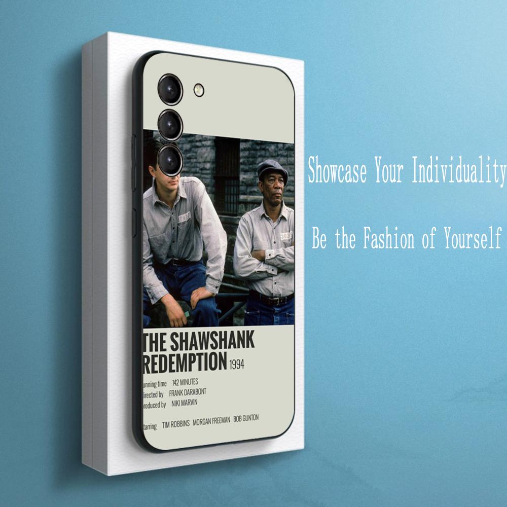 

Classic movie poster Shawshank pattern Phone Case For Samsung Galaxy S26 S25 S24 S23 S22 S21 Plus Ultra Note20 Soft Black Galaxy S25+