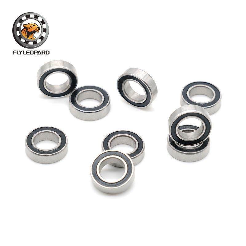 In-stock 6900 2RS Thin-walled Deep Groove Ball Bearing, 10x22x6, High-speed Motor Bearing with Blue Rubber Seal.