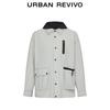 UR Men's Sporty Color-block Hooded Jacket