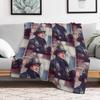Firefighter Kelly Severide Poster Throw Blanket Stain Resistant Cozy Warm Blanket