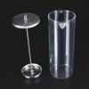 2 Types Disinfection Jar Sterilization Container Sanitizer Glass Jar Manicure Tools for Salon