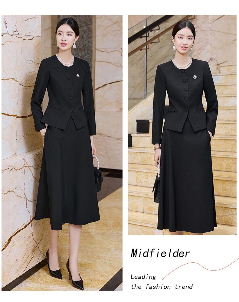 High-End Professional Women's Suit: Elegant Skirt and Blazer for Marketing and Events