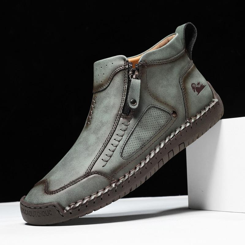 Best-Selling Plus-Size Men's Shoes Outdoor Casual Shoes Flat Shoes Short Boots