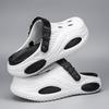 New Breathable Slide Shoes For Men Summertime Eva Clogs Garden Shoes Outside Holes Beach Slide Shoes Plush Comfort Slides Trend Clogs