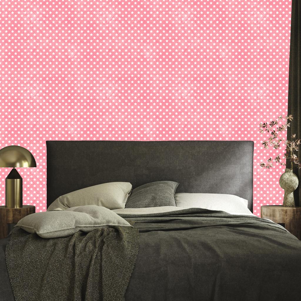 Wallpaper Stars Coral for Living Room and Bedroom 50x1000