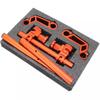 Universal Motorcycle Handlebar Grips Adjustable Split Scooter Bike 22mm Stem Compatible