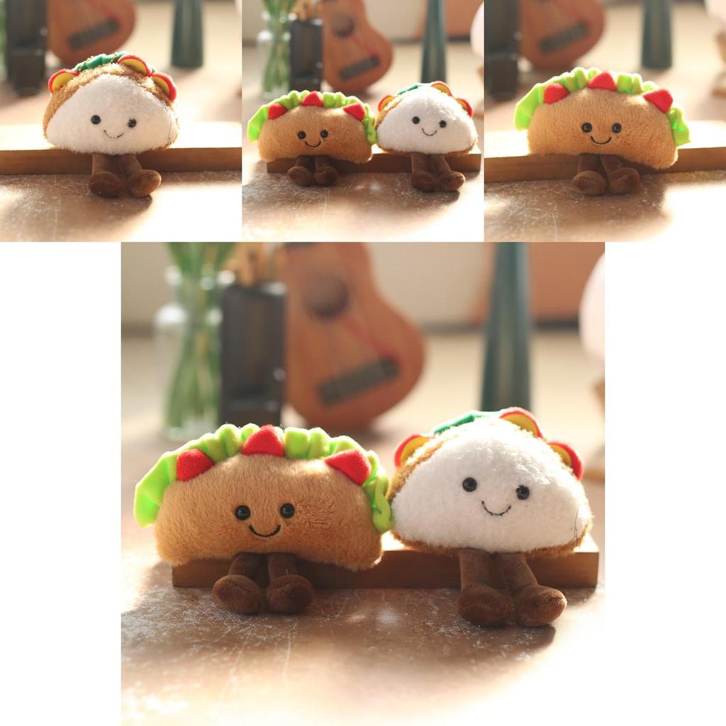 Plush Sandwich Keychain With Soft Short Plush For Kids And Teens