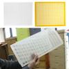 1/3Pcs Queen Bee Partitions with 10 Frames That Can Be Trimmed To Separate Queen Bees White/Yellow Beekeeping Beehive Partitions