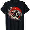 Tiger Vintage Traditional Asian Cherry Blossom Art T-Shirt