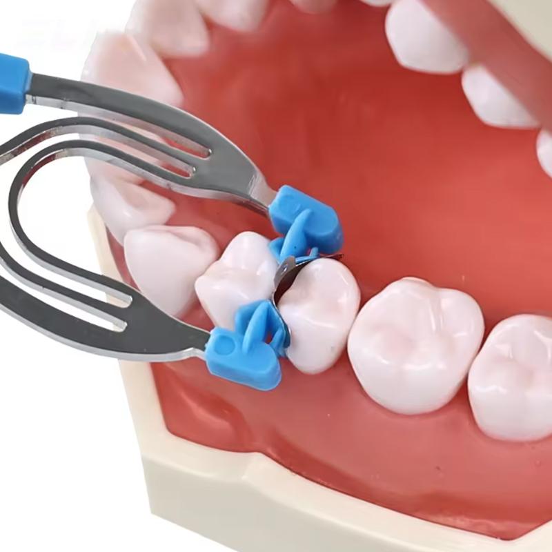 50Pcs/Box Dental Matrix Bands Sectional Metal Matrices Matrix 3.5/4.5/5.5/6.5Mm Size Teeth Replacement Dentist Tools