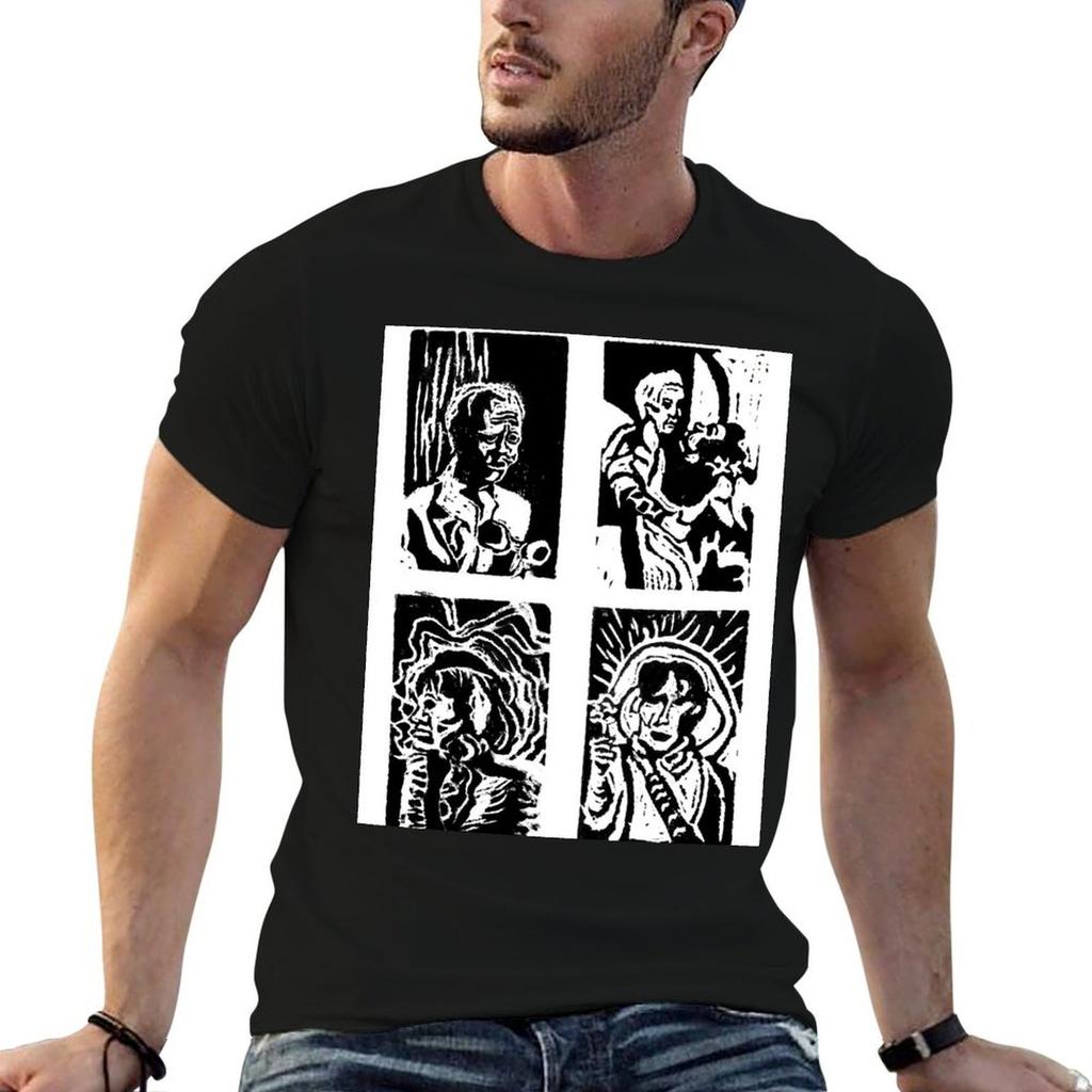 A World Of Gods And Man Tshirt Basic Simple Casual Short Sleeve Tee