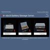 Professional Battery Organiser Box 16 Slot Design Heavy Duty PP Construction For Photographers Tech Users