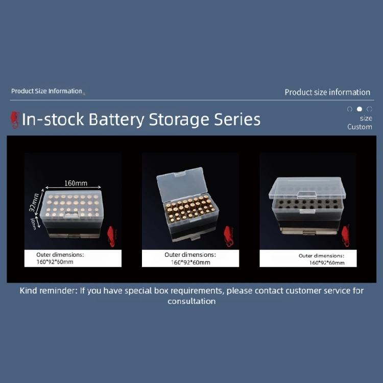 Professional Battery Organiser Box 16 Slot Design Heavy Duty PP Construction For Photographers Tech Users