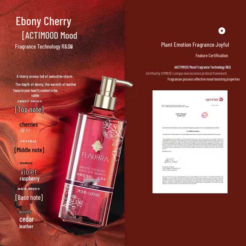FLAUHRA Ebony Cherry Amino Acid Shampoo
